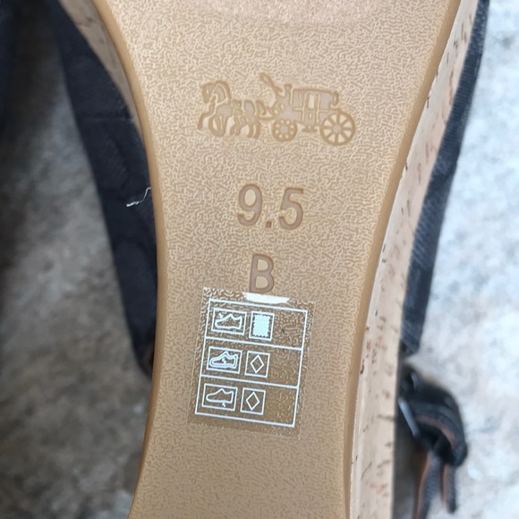 Coach wedges 🙋🏻‍♀️🔥💯 - Picture 6 of 6